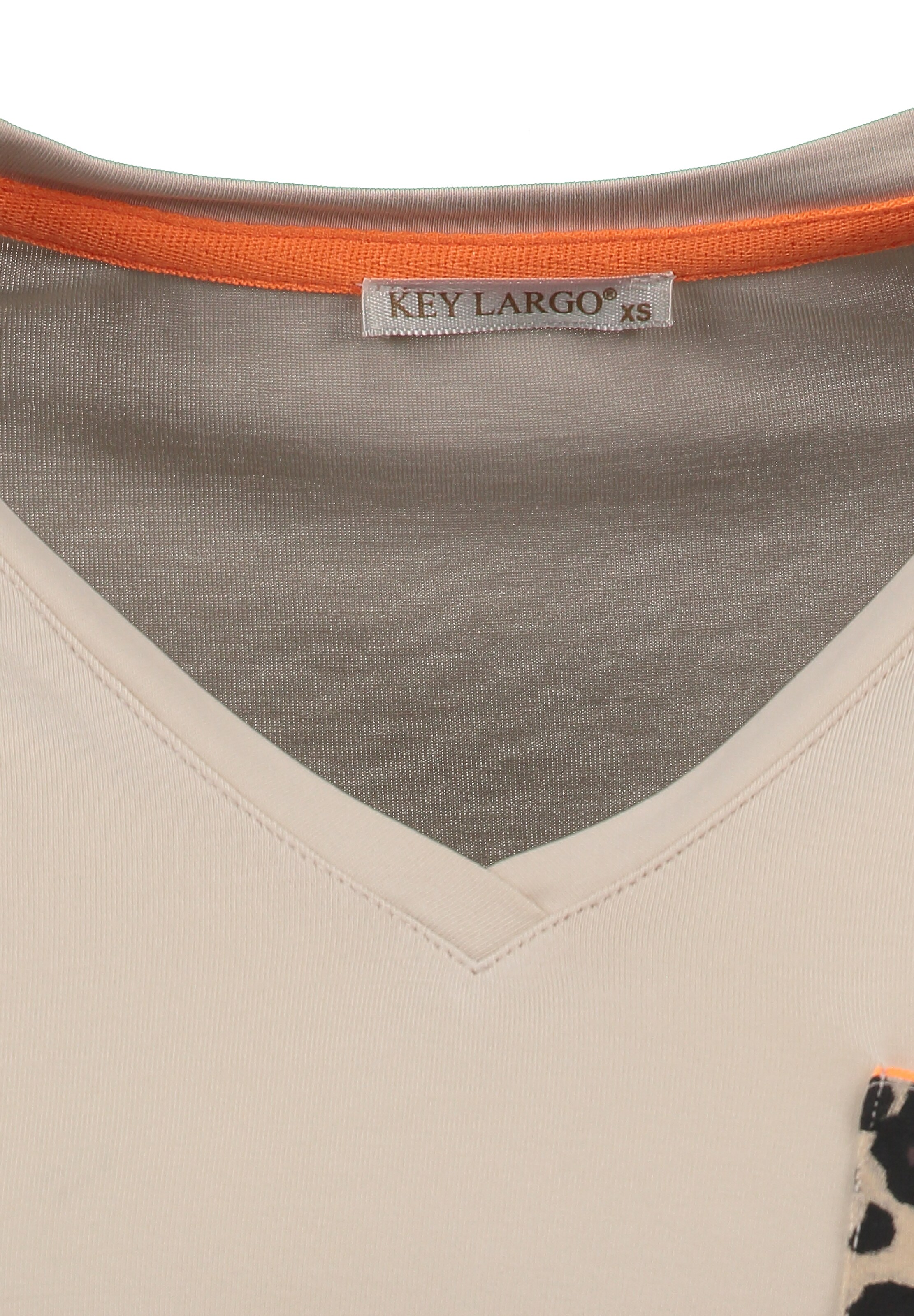 Key Largo Футболка 'Cat' в Бежевый