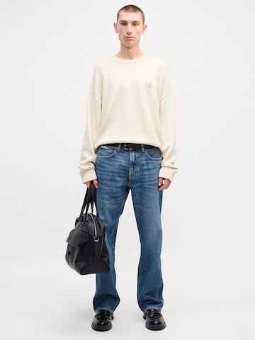 Pull-over Calvin Klein Jeans en blanc