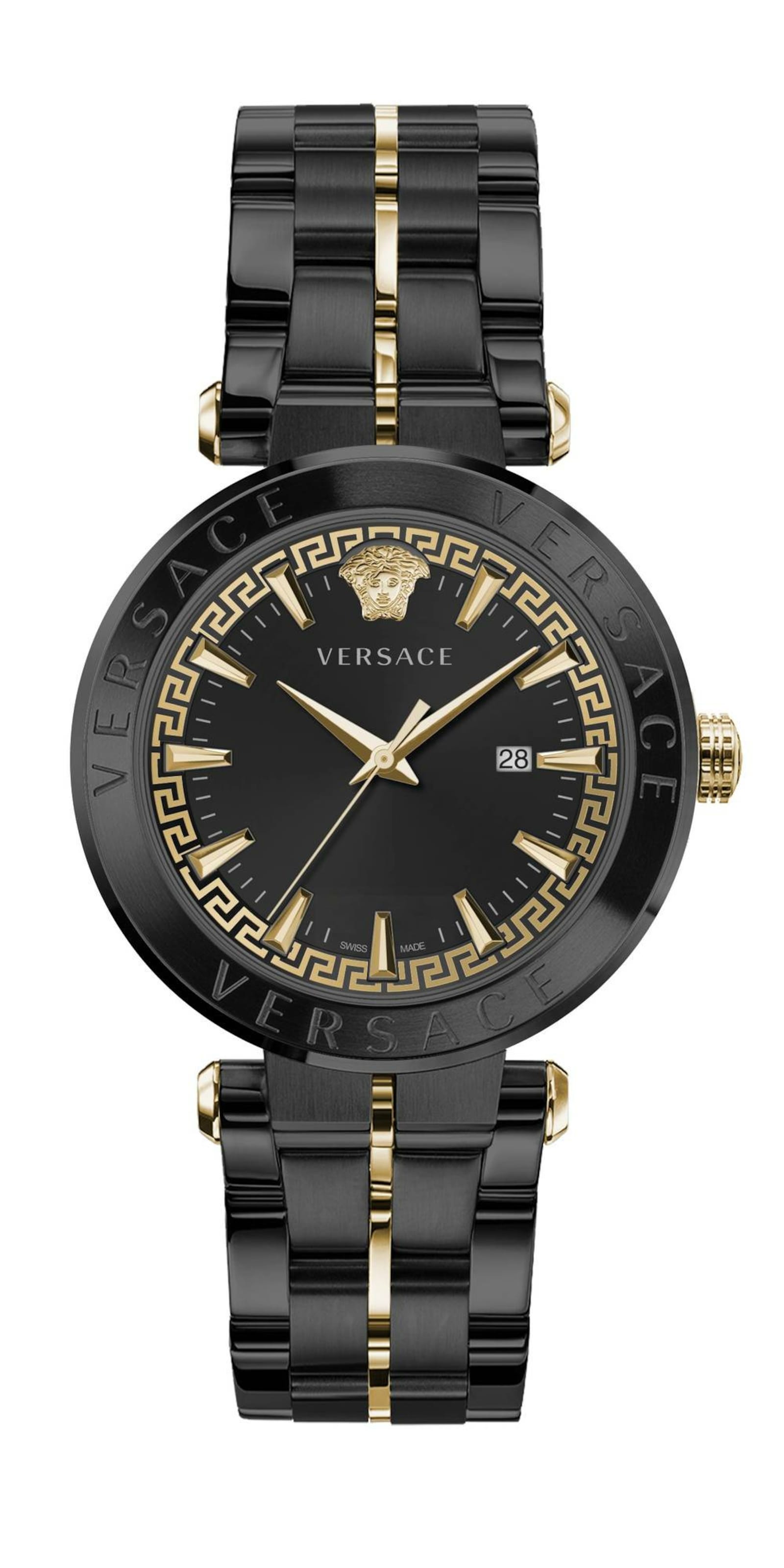 VERSACE Analog watch in Black: front