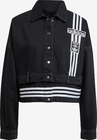 ADIDAS ORIGINALS Välikausitakki 'Adibreak' värissä musta: etupuoli