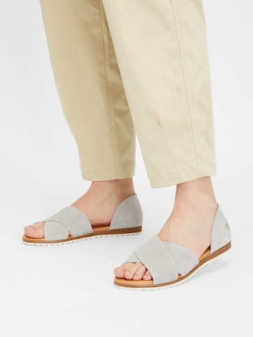 Apple of Eden Sandals 'Chiusi' in Grey: front