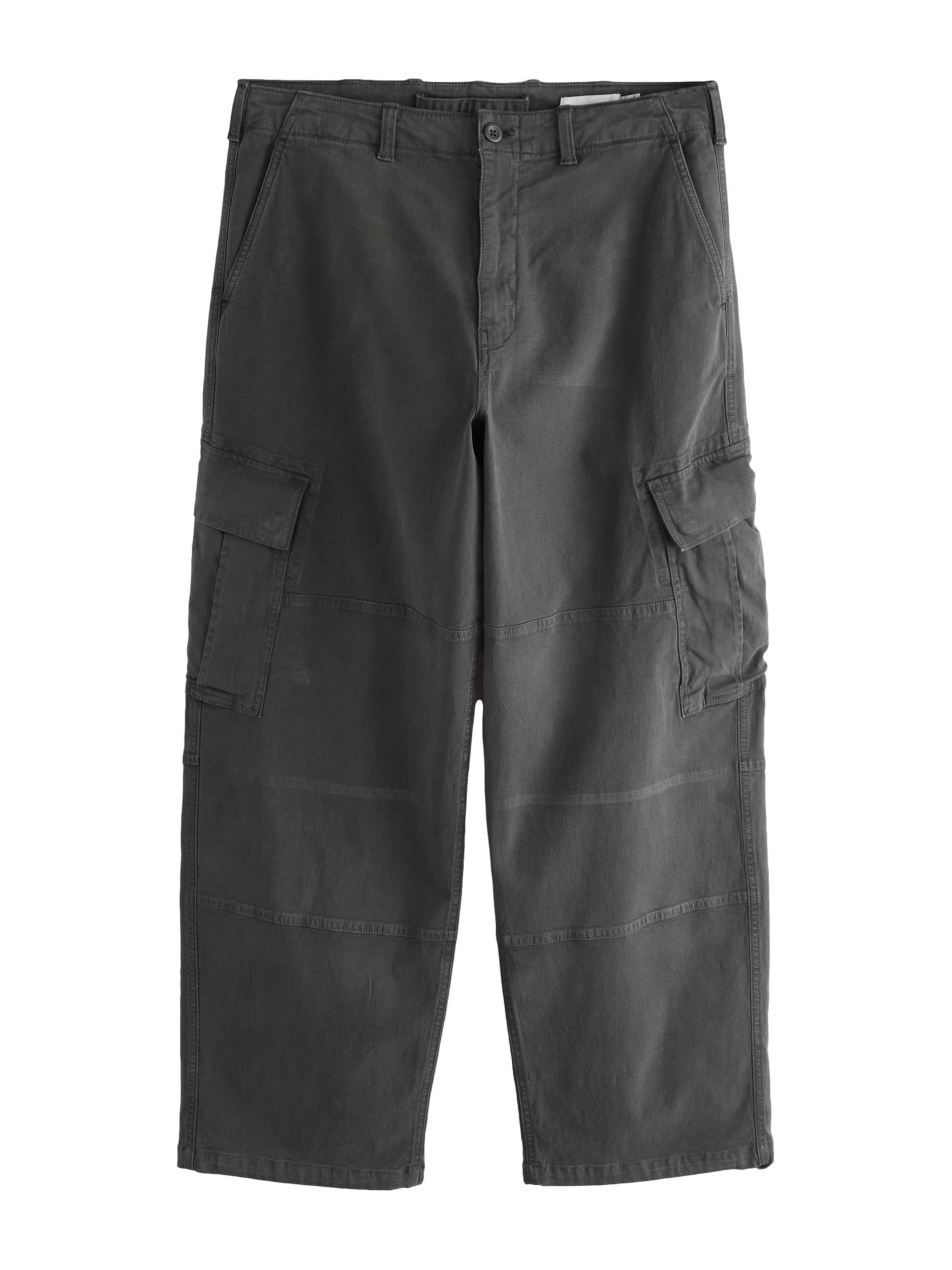 Next Baggy Cargo trousers in Grey: front
