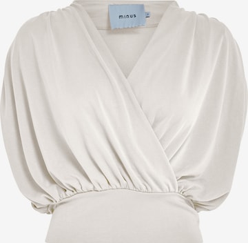 minus Blouse 'Elvie' in Wit: voorkant