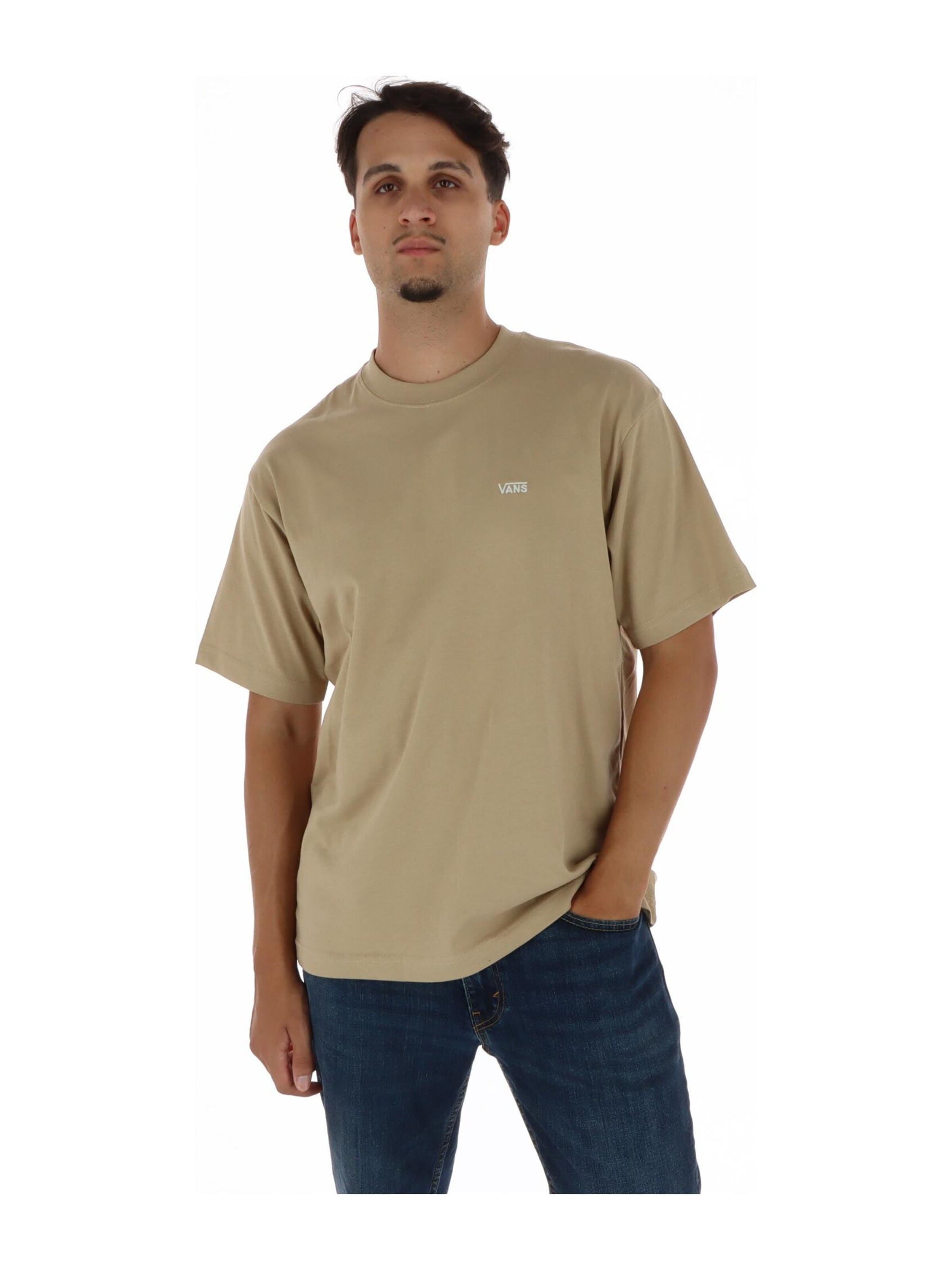 T-Shirt VANS en beige : devant