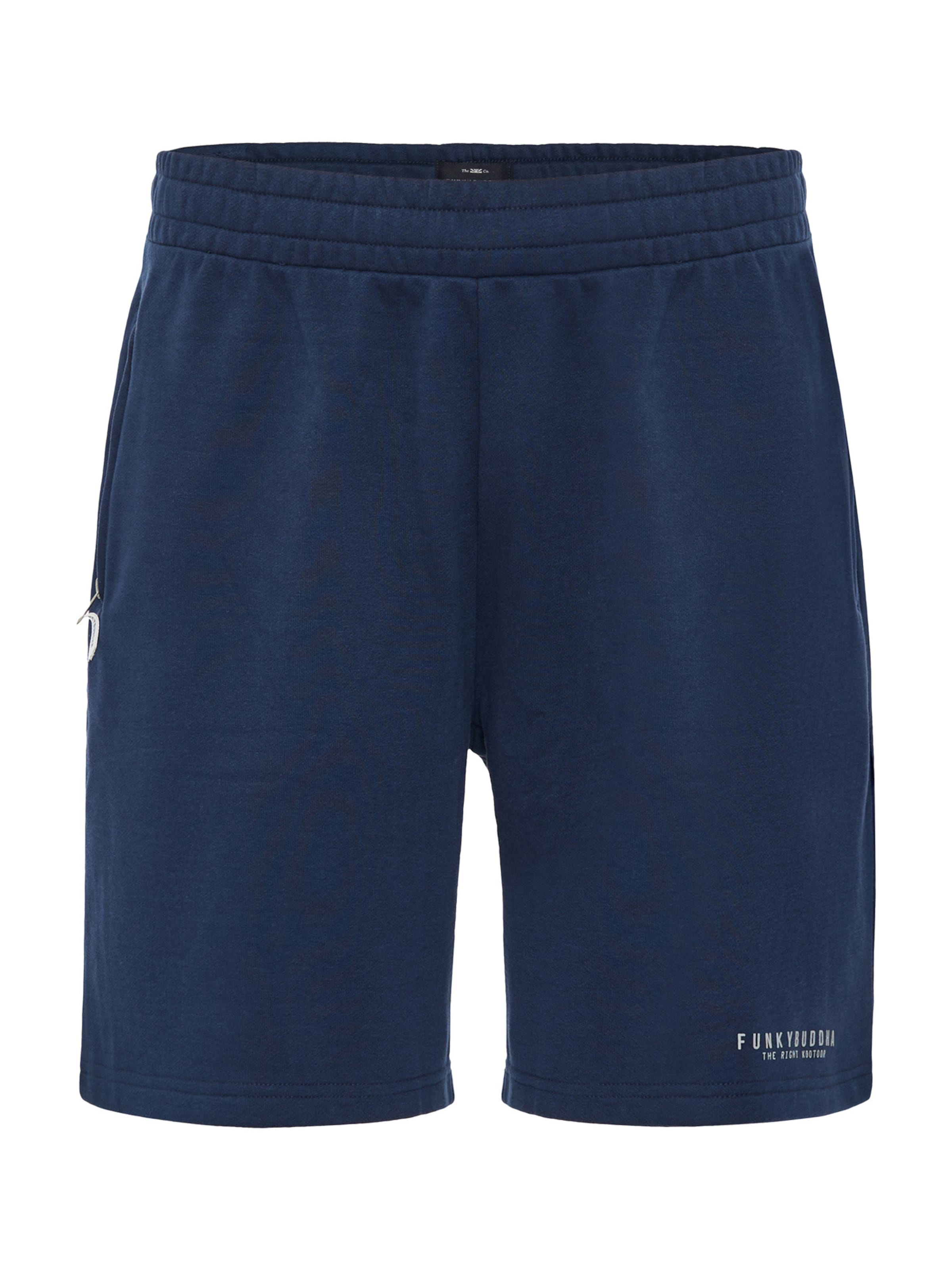 Funky Buddha Szabványos Nadrág - kék: elől