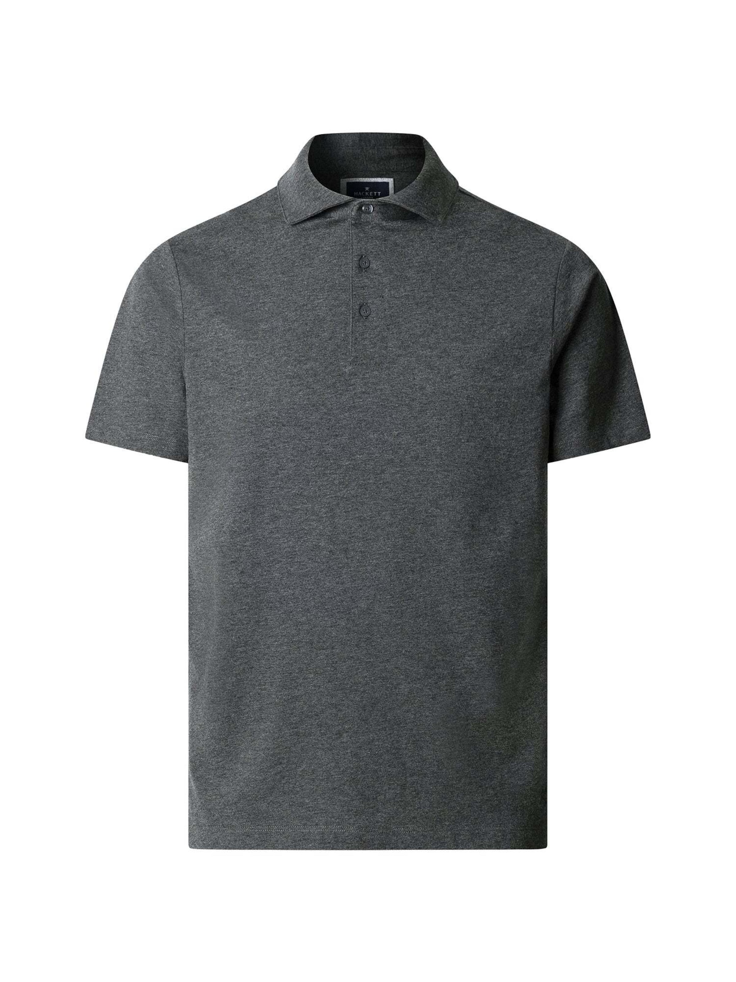 Hackett London Poloshirt in Grau: Vorderseite