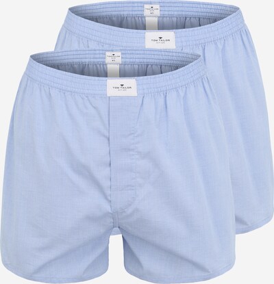 TOM TAILOR Boxershorts in de kleur Lichtblauw / Donkerblauw / Wit, Productweergave