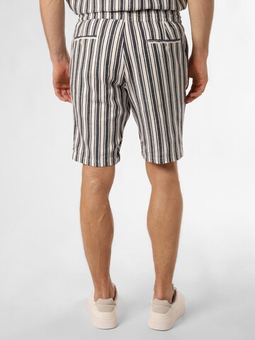 Finshley & Harding London Regular Broek 'Cox' in Blauw