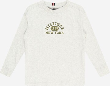 T-Shirt TOMMY HILFIGER en gris : devant