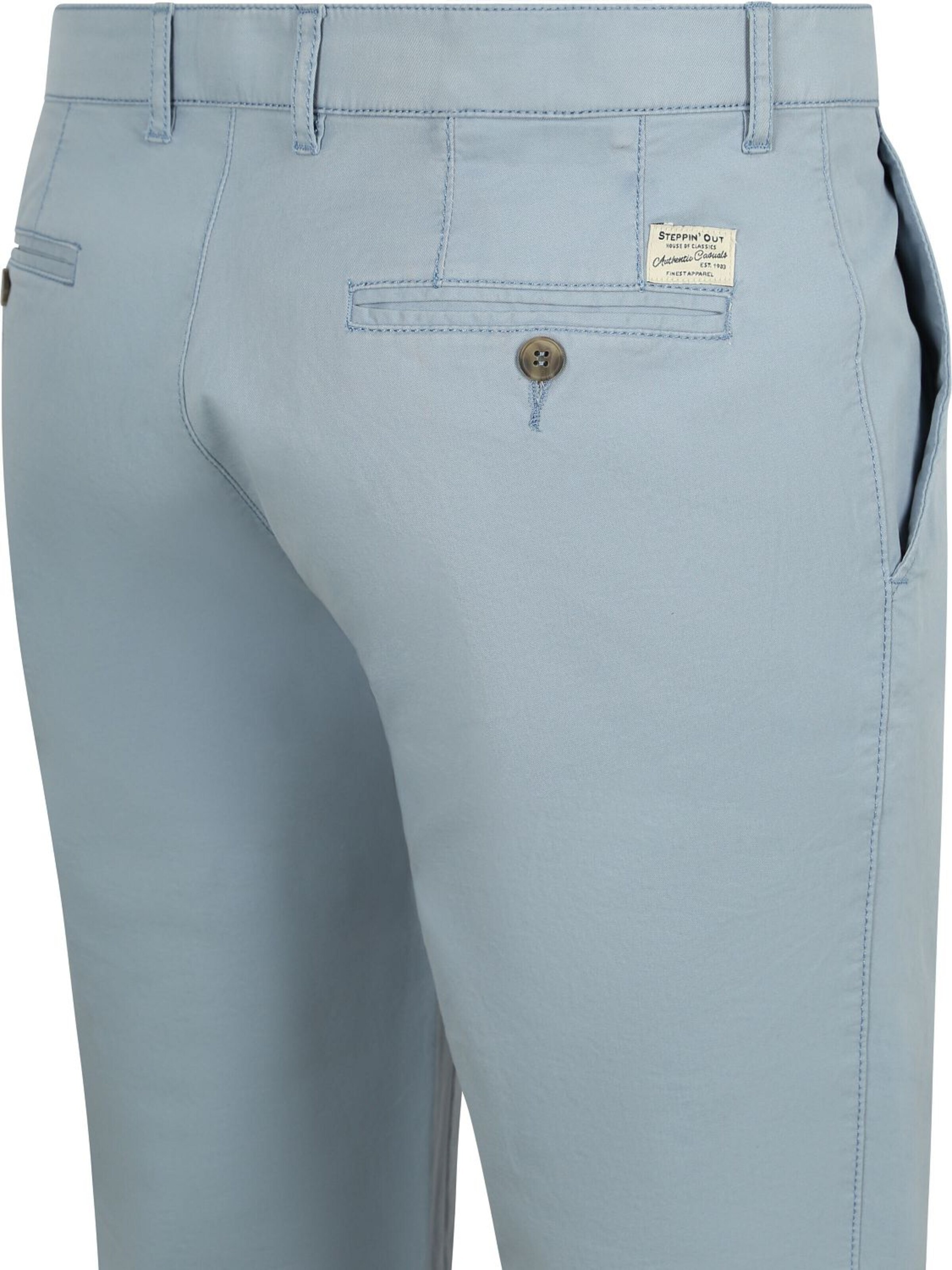 Coupe slim Pantalon chino Steppin' out en bleu