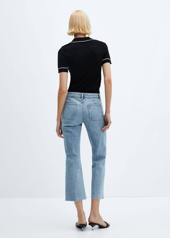 MANGO Flared Jeans 'Alex' in Blau