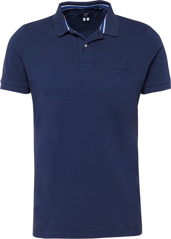 Superdry Poloshirt 'VINT' in Nachtblau Superdry Poloshirt 'VINT' in Nachtblau