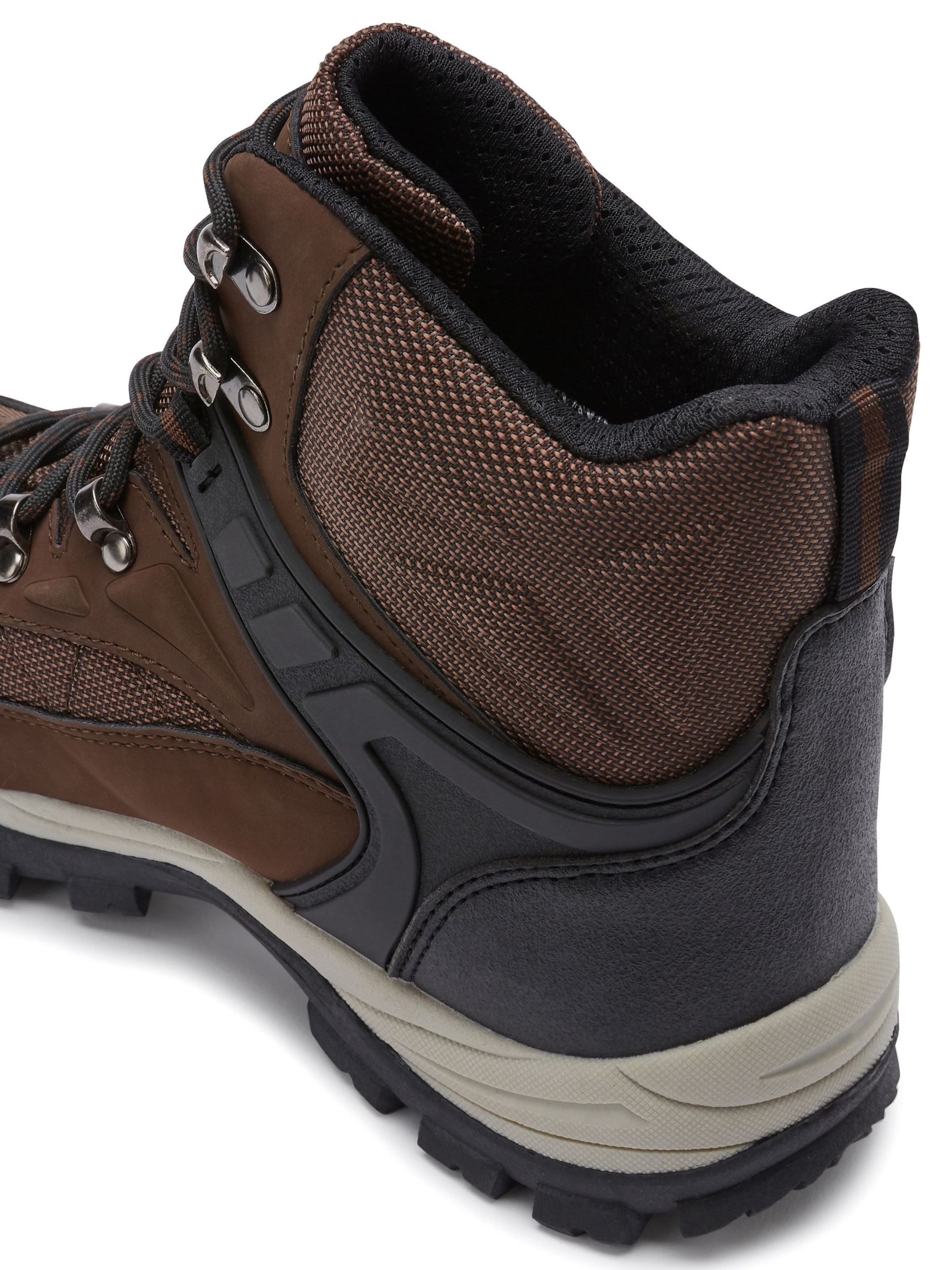 Next Šněrovací boty – hnědá