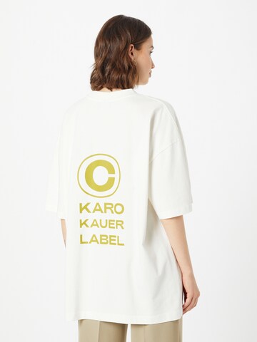 Karo Kauer Oversized tričko – béžová