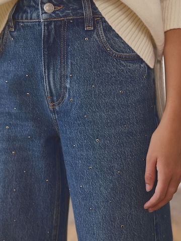 Next Wide leg Jeans in Blue