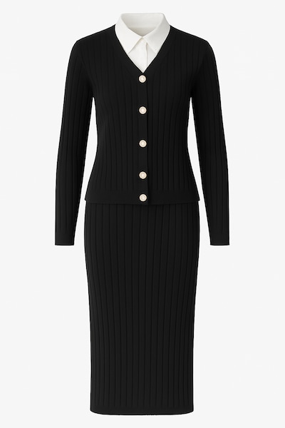 Touche Prive Suit in Black, Item view