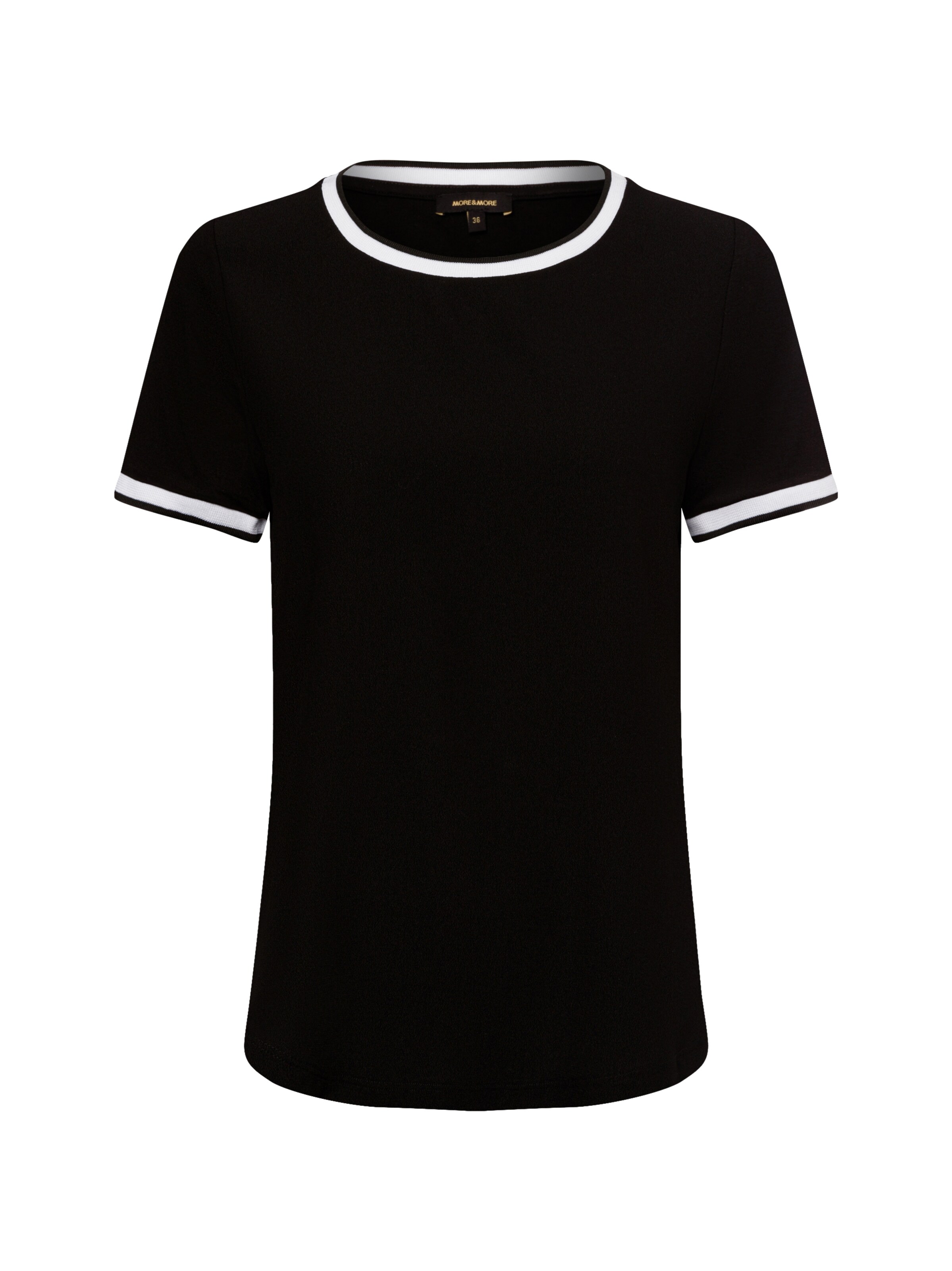 MORE & MORE Shirt in Black: front