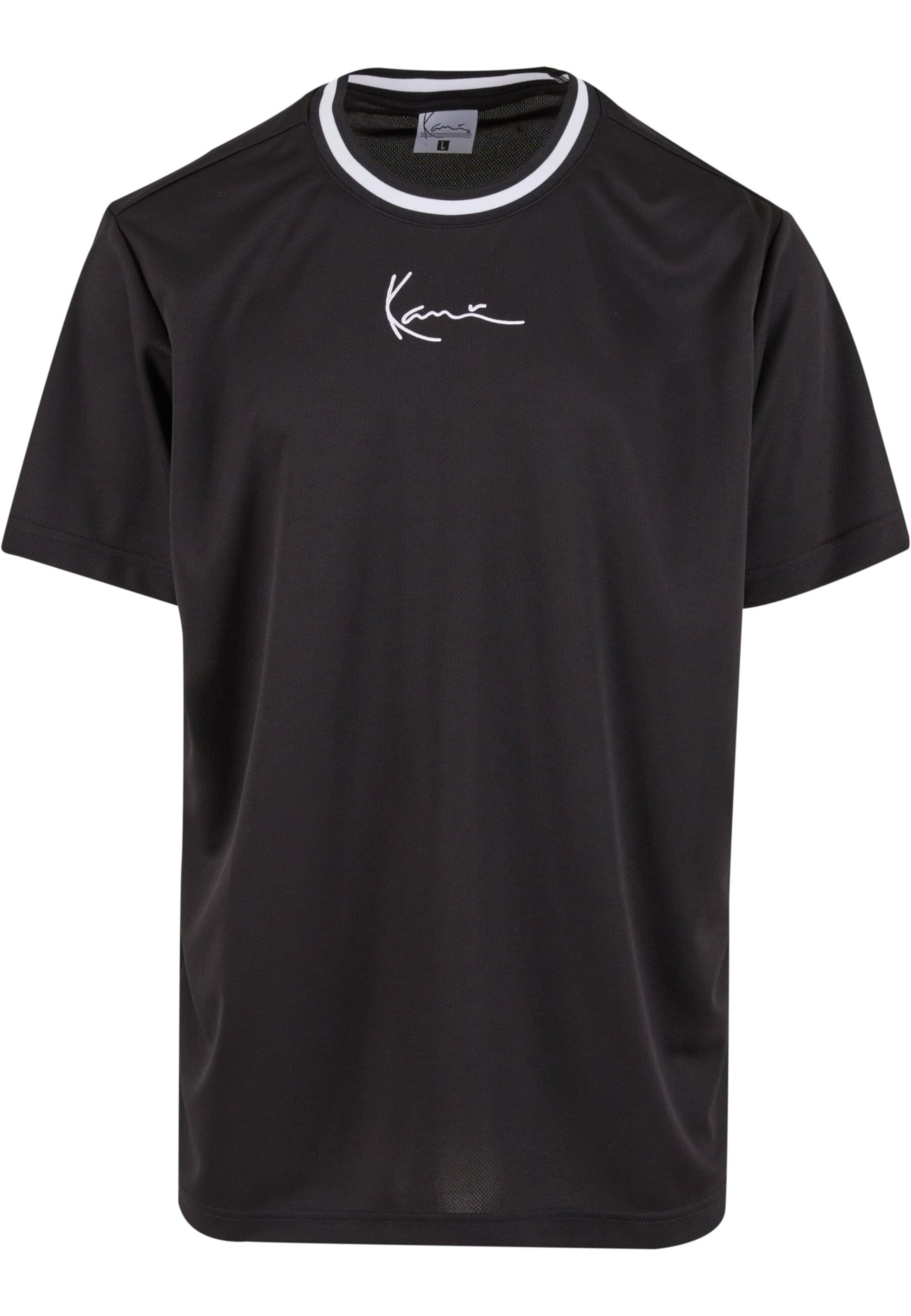 juoda Karl Kani Marškinėliai: priekis