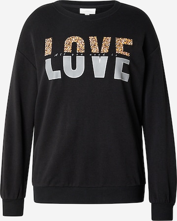 ONLY CarmakomaSweater majica 'Carkrissy' - crna boja: prednji dio