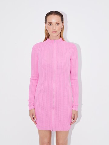 rozā LeGer by Lena Gercke Adīta kleita 'Fina': no priekšpuses