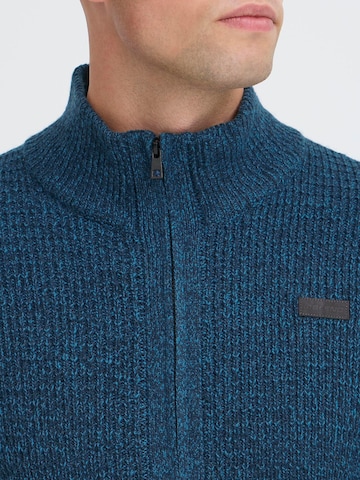 BLEND Gebreid vest ' BHMPattix ' in Blauw