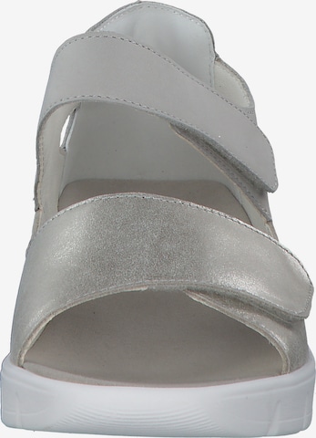 WALDLÄUFER Strap Sandals 'K-Adea 658801' in Silver