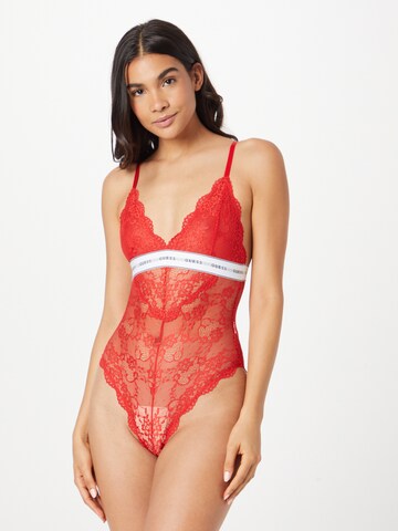 GUESS Bodysuit 'BELLE' in Red: front