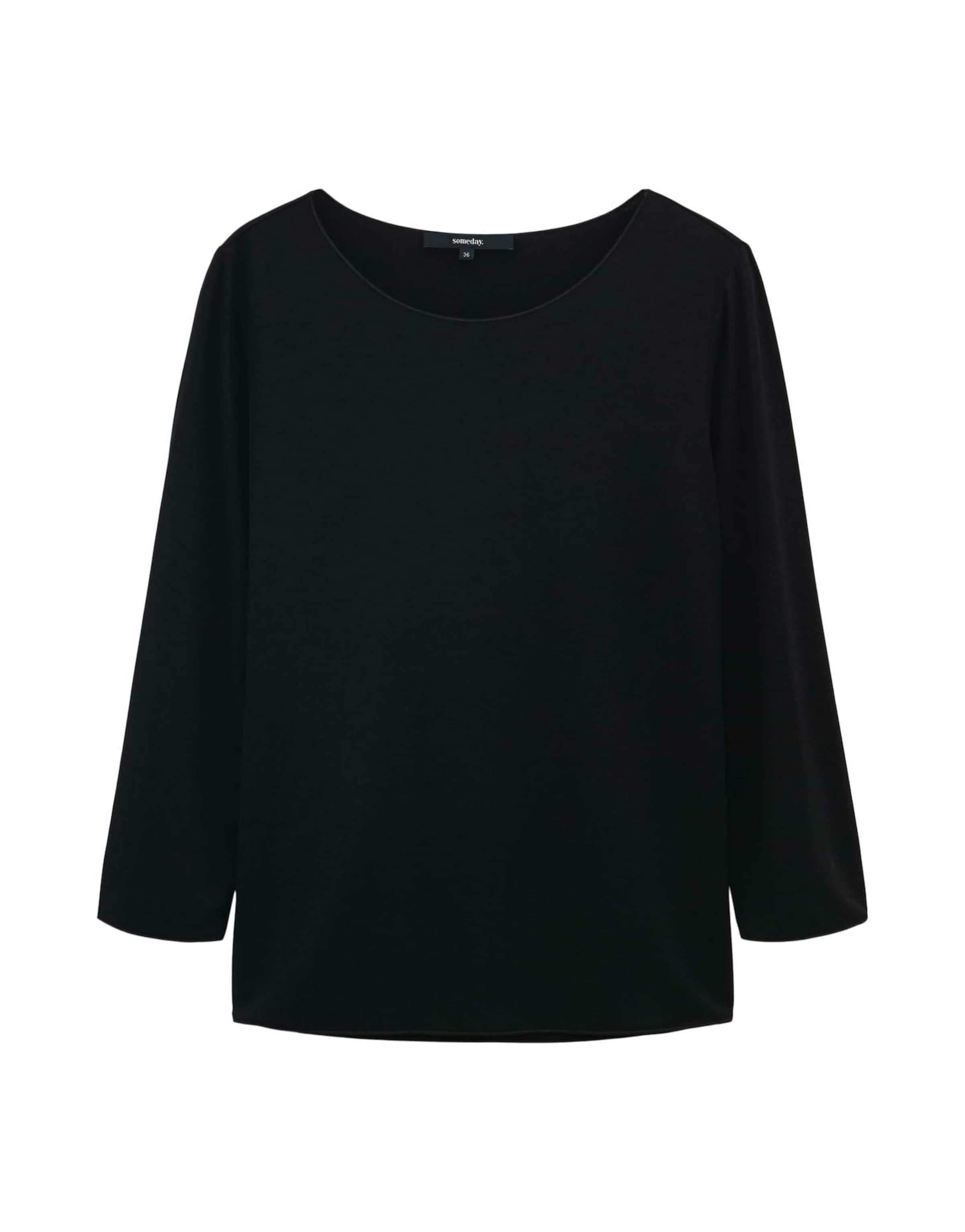 Someday Shirt in Black: front