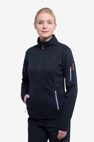 ICEPEAK Functionele fleece jas in Blauw: voorkant