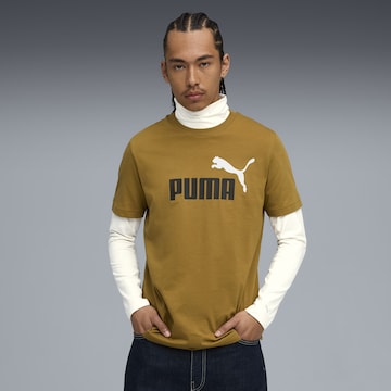 PUMA T-Shirt 'Ess No. 1' in Gelb: Vorderseite