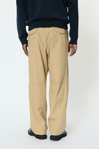 Matinique Loosefit Bandplooibroek 'MATerra' in Beige