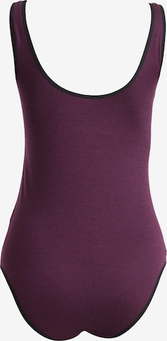 ICEBREAKER Bodysuit 'Queens' in Purple