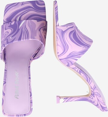 Public Desire - Sapato aberto 'SWIRL' em roxo