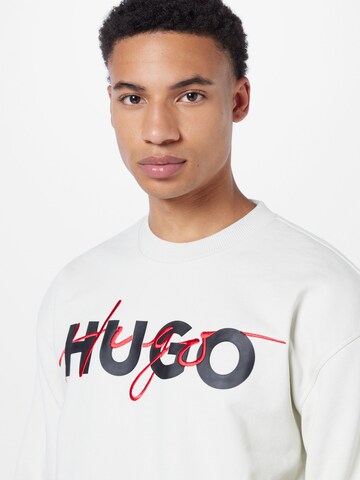 HUGO - Sweatshirt 'Droyko' em verde