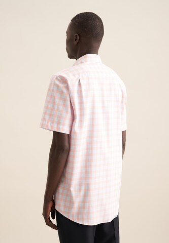 SEIDENSTICKER Regular fit Business shirt in Orange
