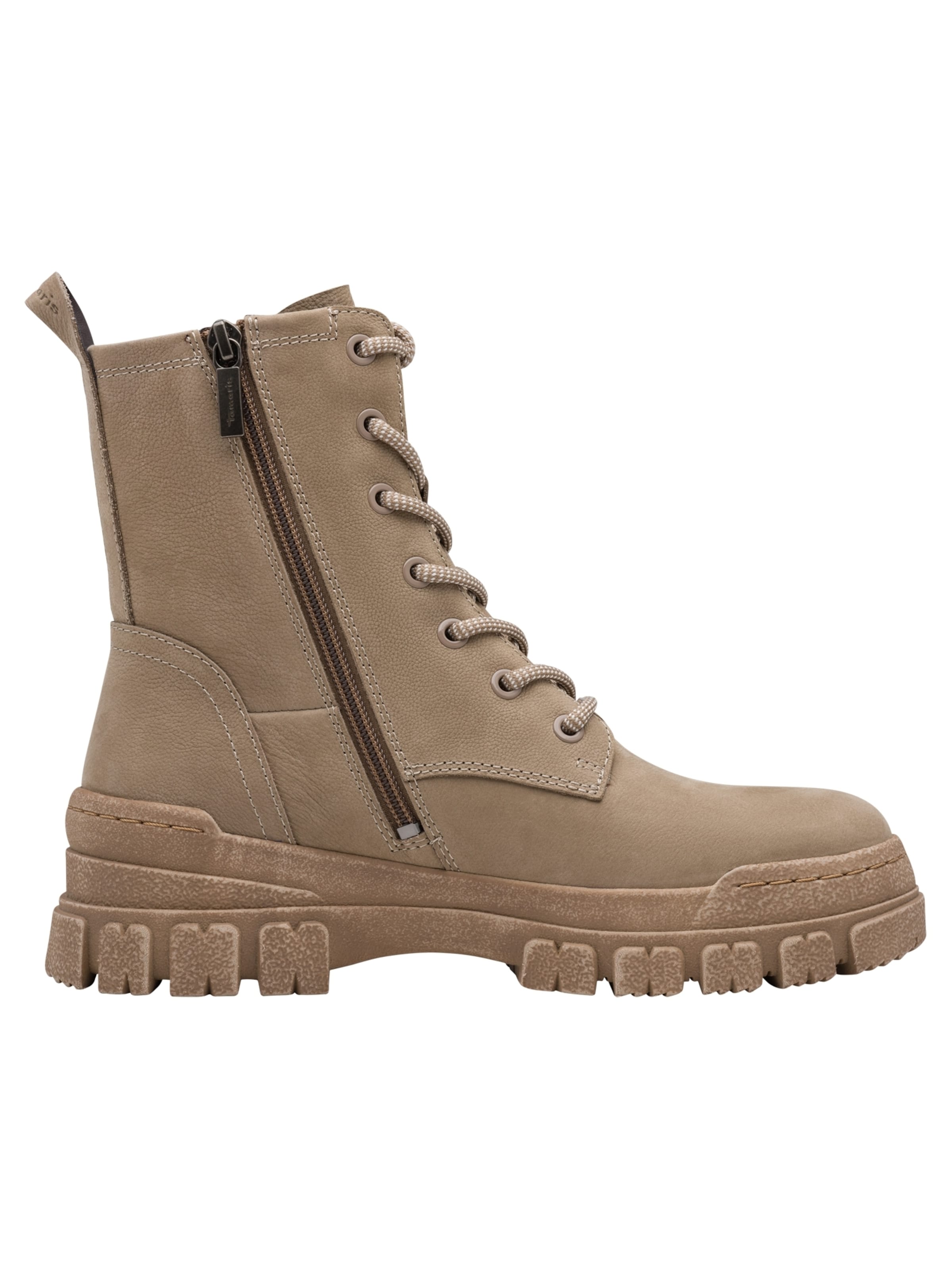 Stivaletto stringato di Tamaris in beige