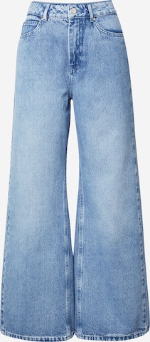 Afends Wide leg Jeans in Blue: front