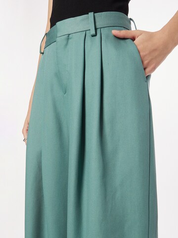 Won Hundred Wide leg Pleat-front trousers 'Camille' in Green