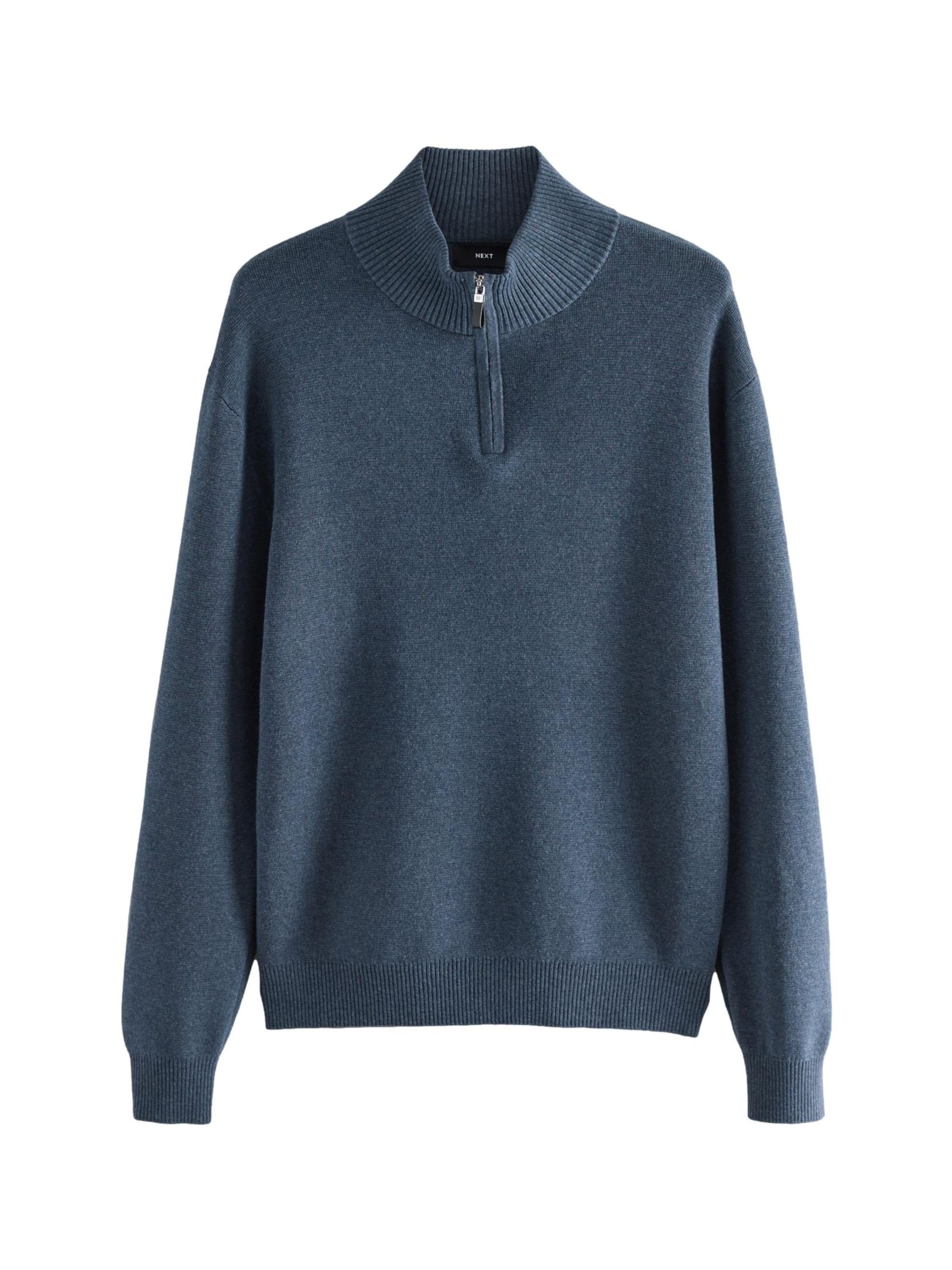 Pulover de la Next pe albastru: față