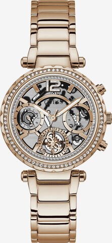 Orologio analogico 'SOLSTICE' di GUESS in oro: frontale