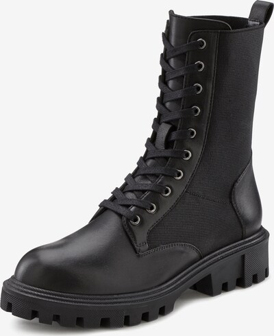 LASCANA Lace-Up Ankle Boots in Black, Item view