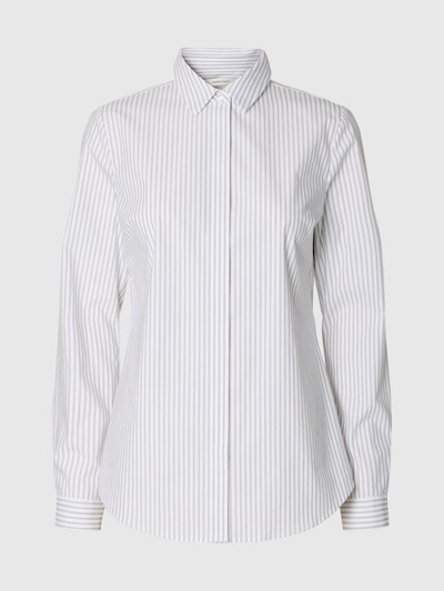 SELECTED Blouse 'Romie' in S in de kleur Donkergrijs / Wit, Productweergave