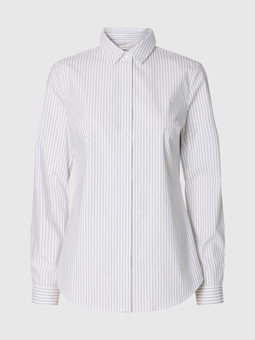 SELECTED - Blusa 'Romie' en blanco