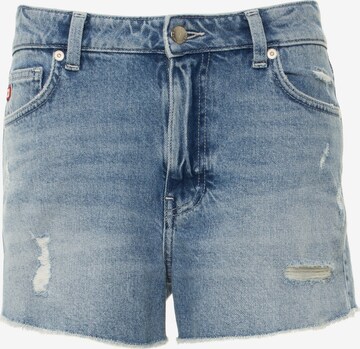 BIG STAR Jeans 'AUTHENTIC GIRL' in Blauw: voorkant