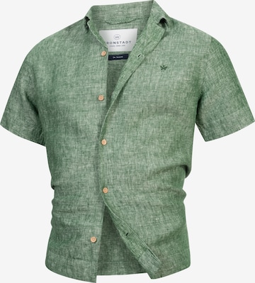 Kronstadt Button Up Shirt 'Ayers' in Green: front