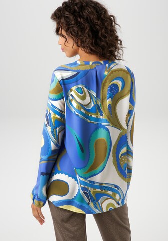 Aniston CASUAL Bluse in Blau
