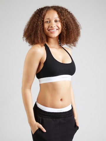 Calvin Klein Underwear Бюстье Бюстгальтер в Черный: спереди
