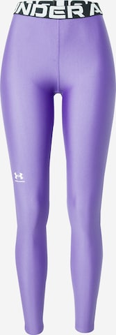 UNDER ARMOUR Spodnie sportowe 'Authentics' w kolorze fioletowy: przód