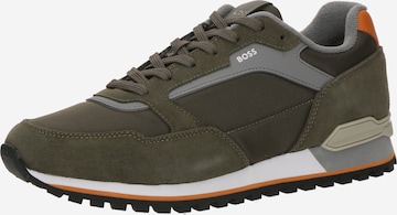 BOSS Platform trainers 'Parkour' in Green: front