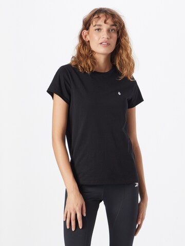 Tricou 'STONE BLANKS' de la Volcom pe negru: față